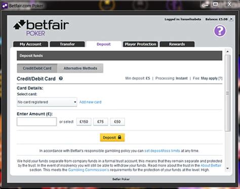 Betfair deposit was not credited to the players